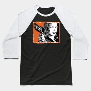 ALICE FROM RESIDENT EVIL Baseball T-Shirt